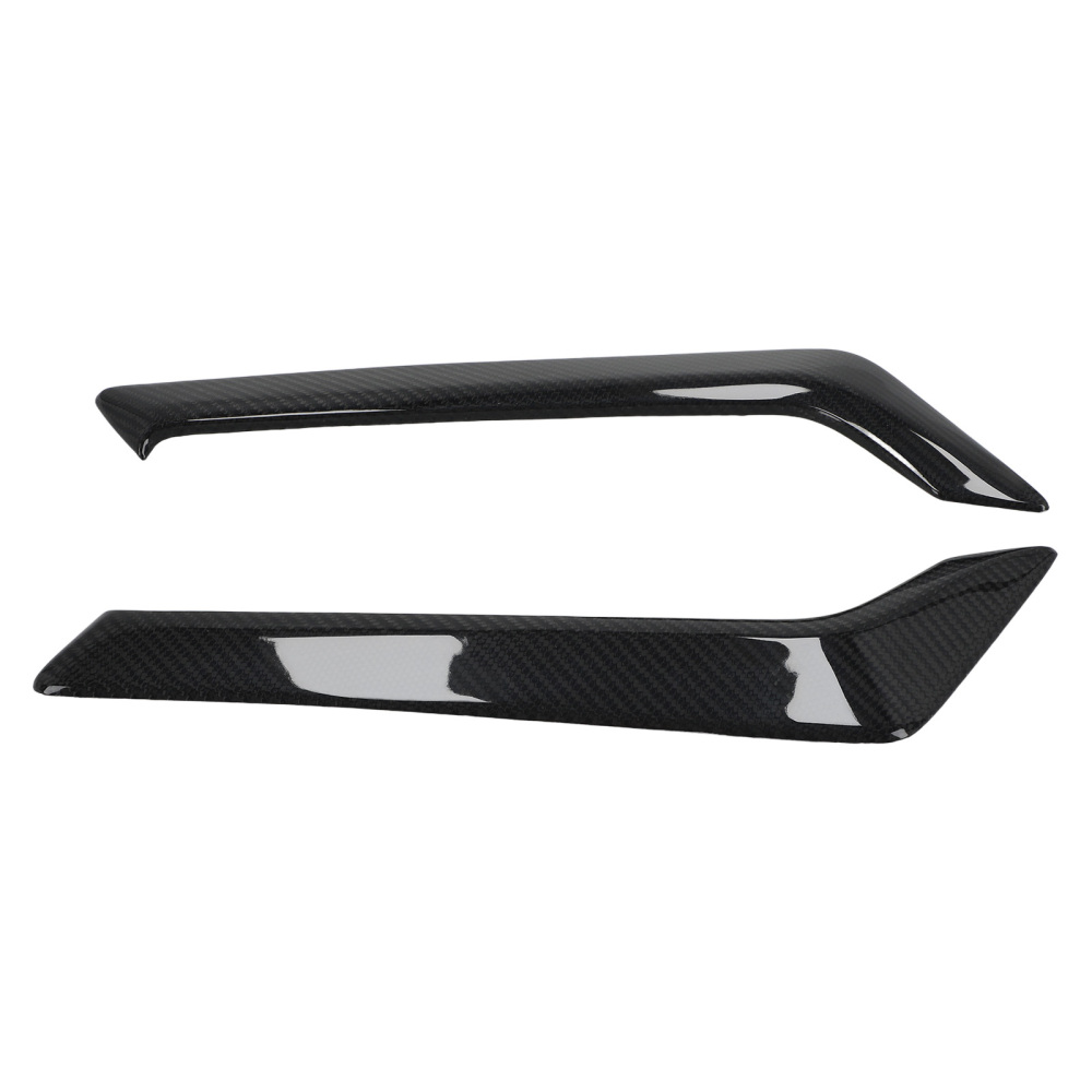 Carbon Fiber Fender Side Trim compatible for INFINITI Q60 2017-2022 Black compatible for Vent Left+Right