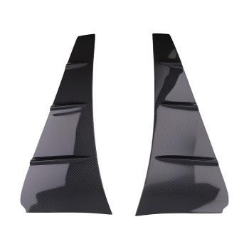 3-Fins Carbon Fiber Fender compatible for Vent Compatible for Lexus RC F RCF 2015-2018 Side Trim Pair