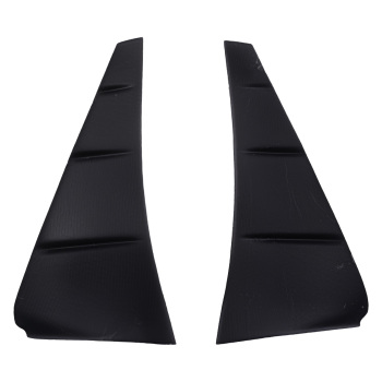 3-Fins Carbon Fiber Fender compatible for Vent Compatible for Lexus RC F RCF 2015-2018 Side Trim Pair