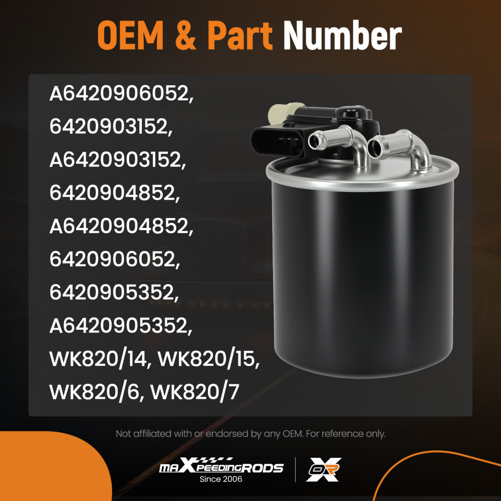 Diesel Fuel Filter compatible for Mercedes GLS350d 4Matic 2013-2019 A6420906052 6420903152