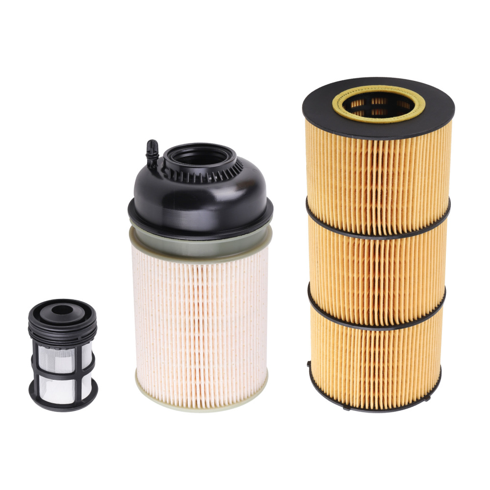 Engine Filter Set compatible for Freightliner Cascadia 113 12.8 14.8L 13-19 P551063 P551005