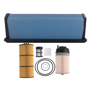 AirOilFuel Filter Kit compatible for Freightliner DD13 DD15 DD16 engine P551005