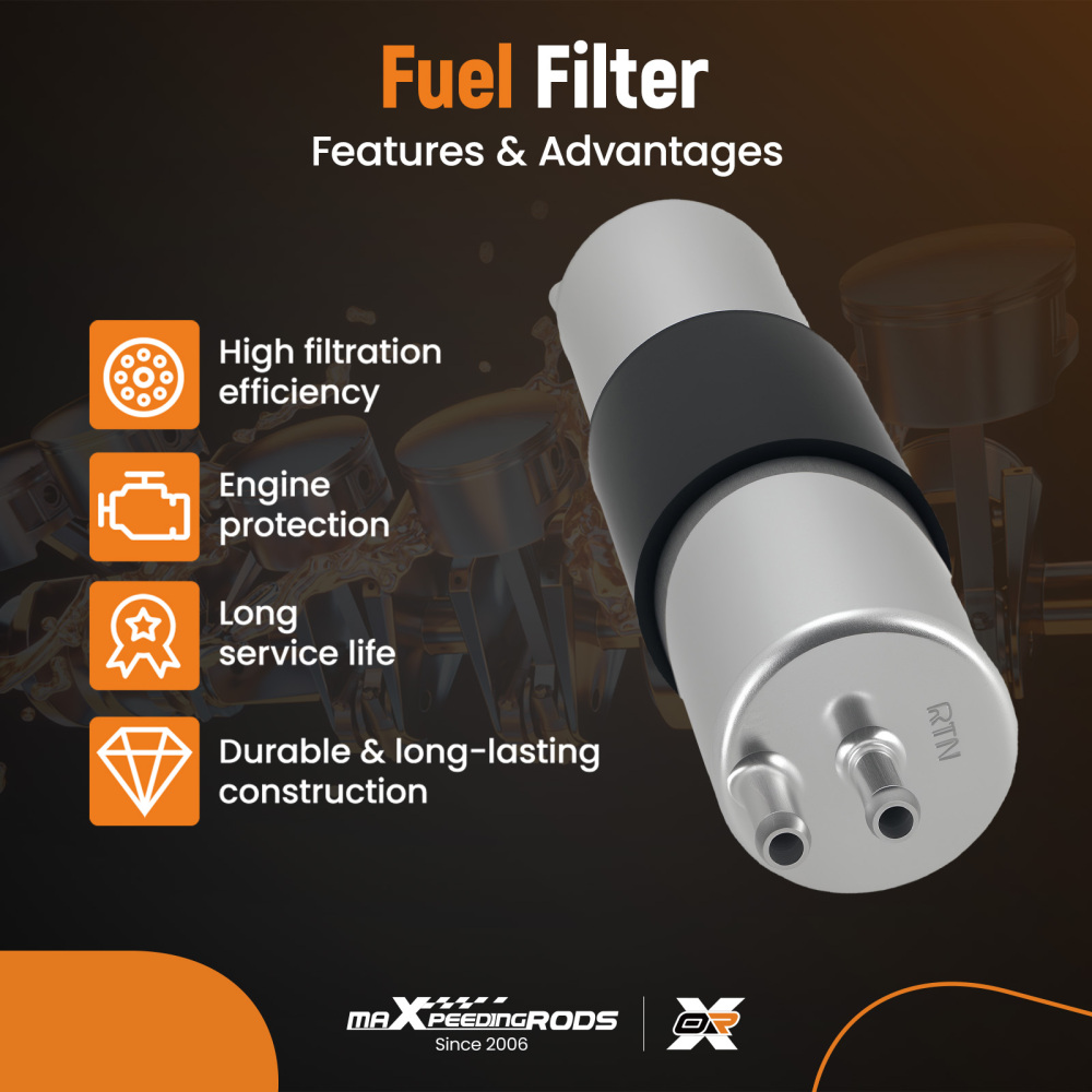 Fuel Filter compatible for BMW 3 E46 318i 320i 325i 330i 13327512018 13327512018