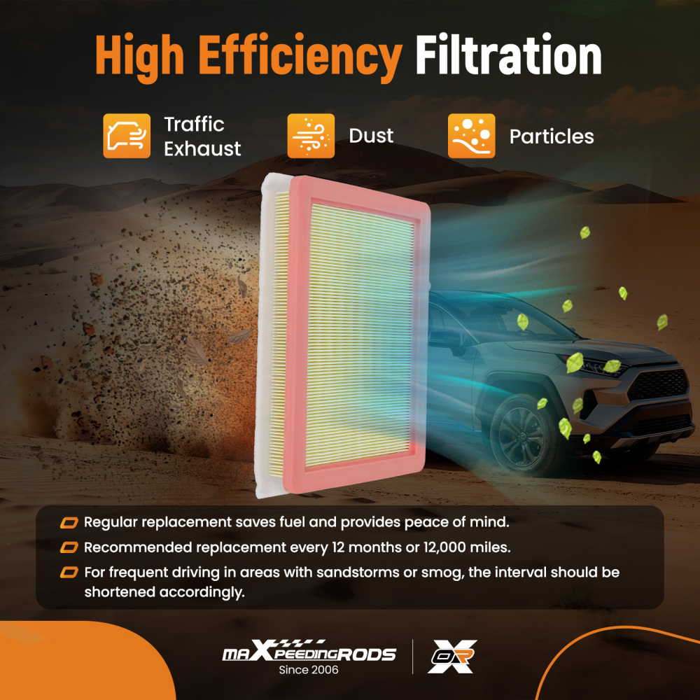 Air Filter compatible for Chevrolet Equinox 2018-2025 23279657 PA99314 Rectangular