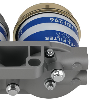 Dual Fuel Filter Glass Bowl EBPN9N166AA C5NE9165B compatible for Ford Tractor 6610 7610