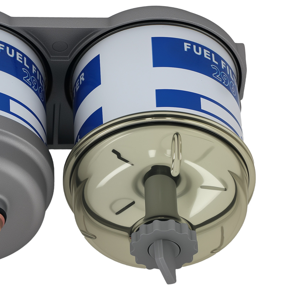 Dual Fuel Filter Glass Bowl EBPN9N166AA C5NE9165B compatible for Ford Tractor 6610 7610