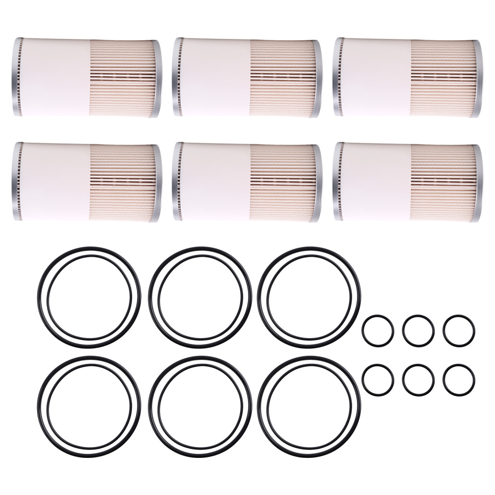 6PCS New Fuel Water Separator Filters for Stratapore 10 Micron FS19729 2586814C1