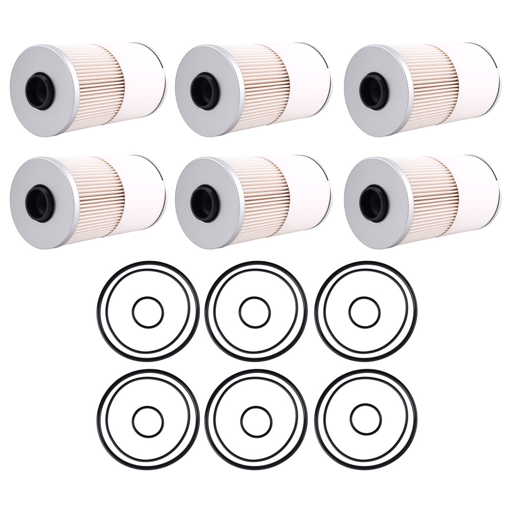 6PCS New Fuel Water Separator Filters for Stratapore 10 Micron FS19729 2586814C1