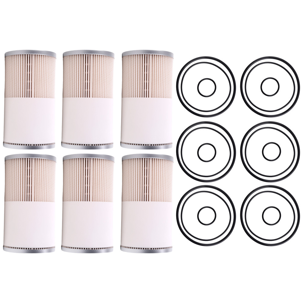 6PCS New Fuel Water Separator Filters for Stratapore 10 Micron FS19729 2586814C1