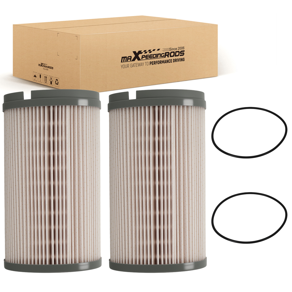 2x Fuel Filter compatible for Cummins MX11 MX13 Engines 2015-2017 FS20172 High Flow