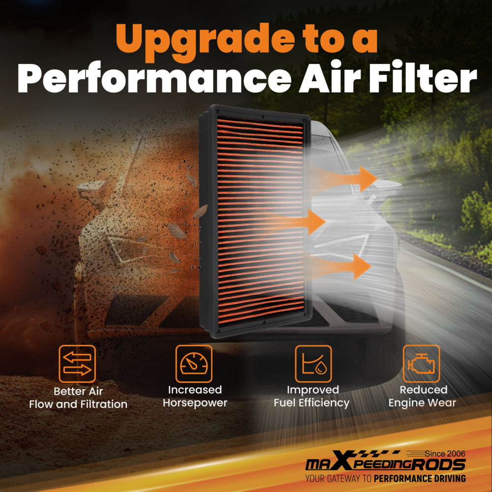 DIESEL ENGINE AIR FILTER compatible for RAM 1500 2500 3500 4500 5500 14-18 V6 3.0L