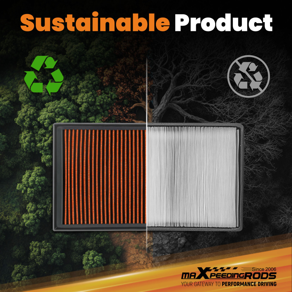 Engine Air Filter Element compatible for Toyota 4Runner FJ Cruiser 4.0L V6 2010-21