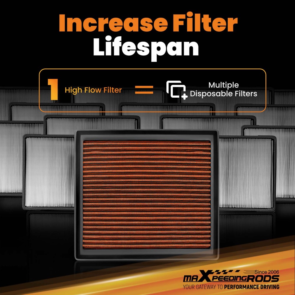 High Flow Performance Air Intake Filter compatible for Camry/Sienna/Lexus/Mitsubishi 10-21