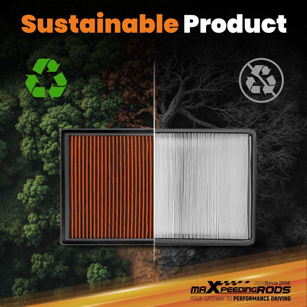 High Flow Performance Air Intake Filter compatible for Camry/Sienna/Lexus/Mitsubishi 10-21