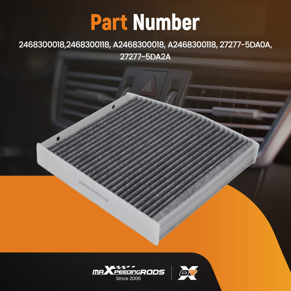1x Pollen / Cabin Filter compatible for Mercedes-Benz A200A180 W176W242 A2468300018