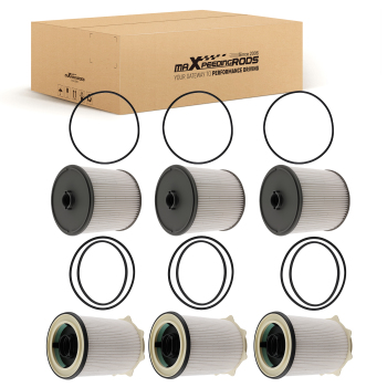 6pcs Fuel Filter compatible for Ram 2500 3500 4500 5500 6.7L Diesel 68157291AA, 68436631AA