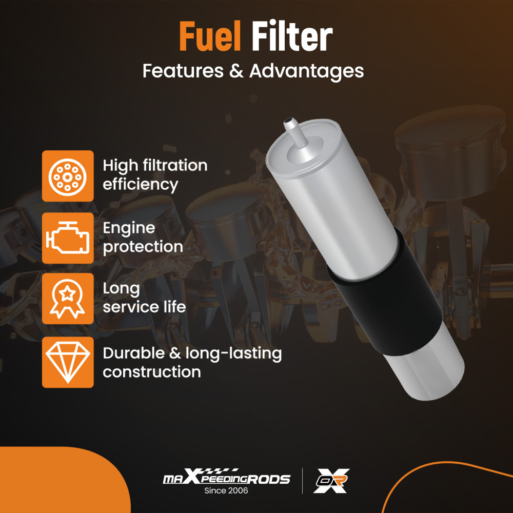 Fuel Filter compatible for BMW 8 Series E31 1994-1999 13321702635 1740549 13321740985