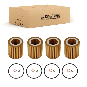Engine Oil Filter compatible for BMW 328i 528i Z3 1996-1998 HU816X 11427541827 4-Pack
