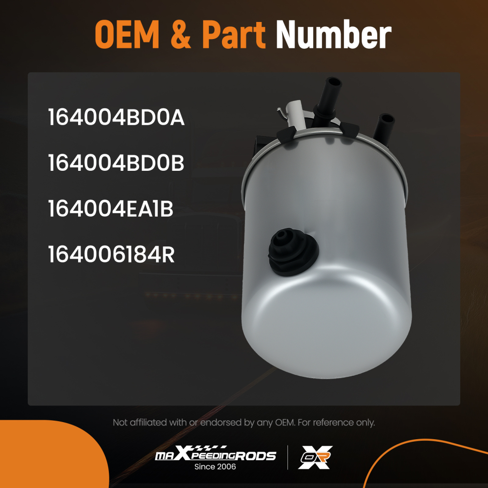 Fuel Filter compatible for Nissan Qashqai J11 1.5 1.6 dCi 2014-on 164004BD0A Diesel Filter