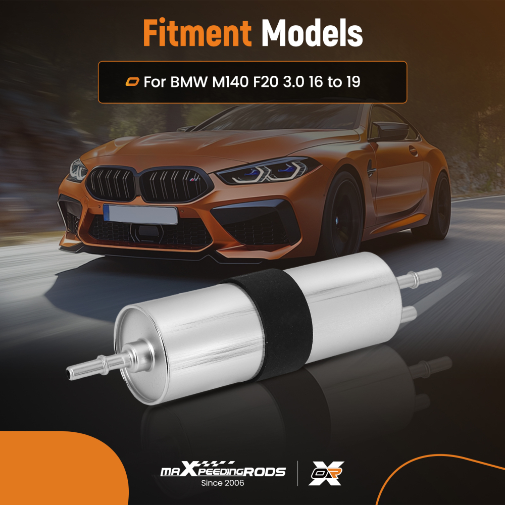 Premium Quality Fuel Filter compatible for BMW M140 F20 3.0 16-19 8mm Connection