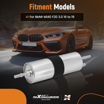 Premium Quality Fuel Filter compatible for BMW M140 F20 3.0 16-19 8mm Connection