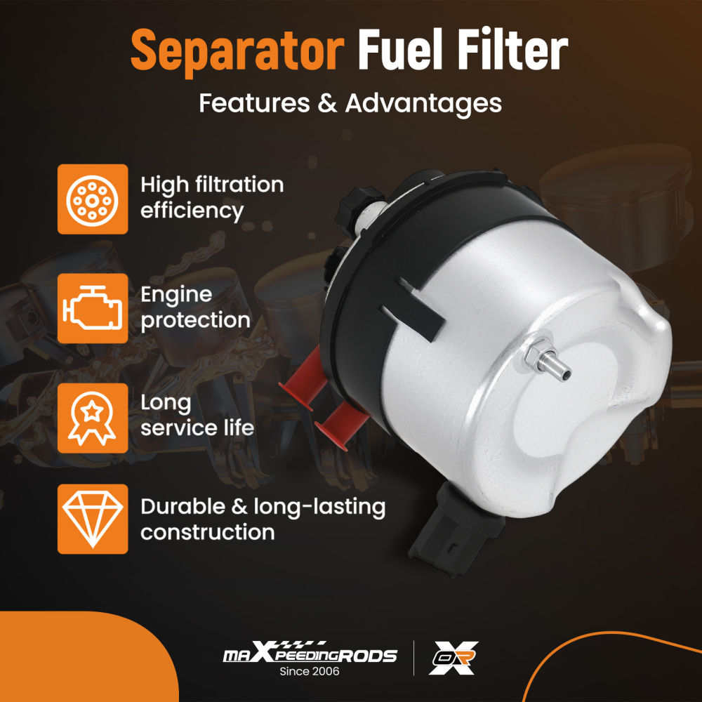 Diesel Fuel Filter compatible for Ford Focus 1.6 TDCi 04-12 compatible for Volvo V50 Y60313480