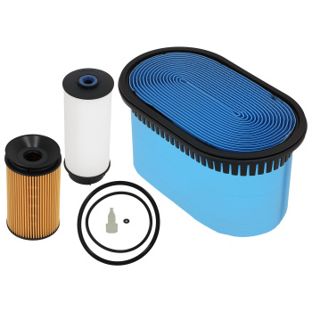 Oil Filter Kit compatible for Mitsubishi Fuso Canter FE125 FE130 FE160 2012-2018 QC000001
