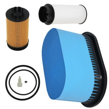 Oil Filter Kit compatible for Mitsubishi Fuso Canter FE125 FE130 FE160 2012-2018 QC000001