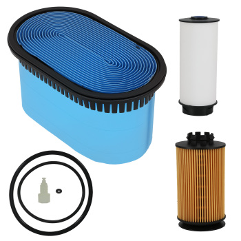 Oil Filter Kit compatible for Mitsubishi Fuso Canter FE125 FE130 FE160 2012-2018 QC000001