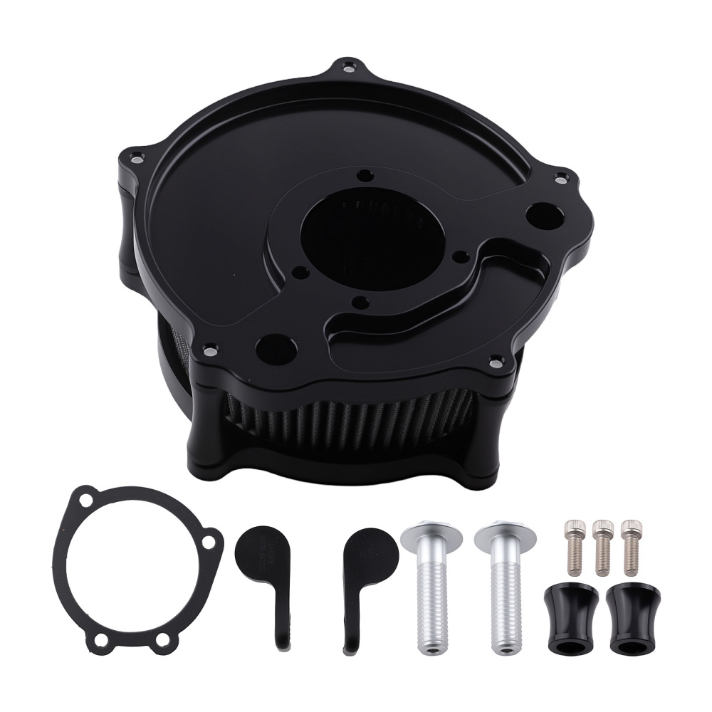 Air Cleaner Intake Filter compatible for Harley XL compatible for Sportster 2004-up Road Glide Aluminum