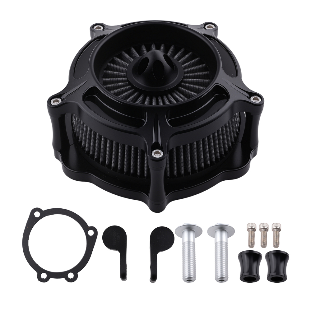 Air Cleaner Intake Filter compatible for Harley XL compatible for Sportster 2004-up Road Glide Aluminum