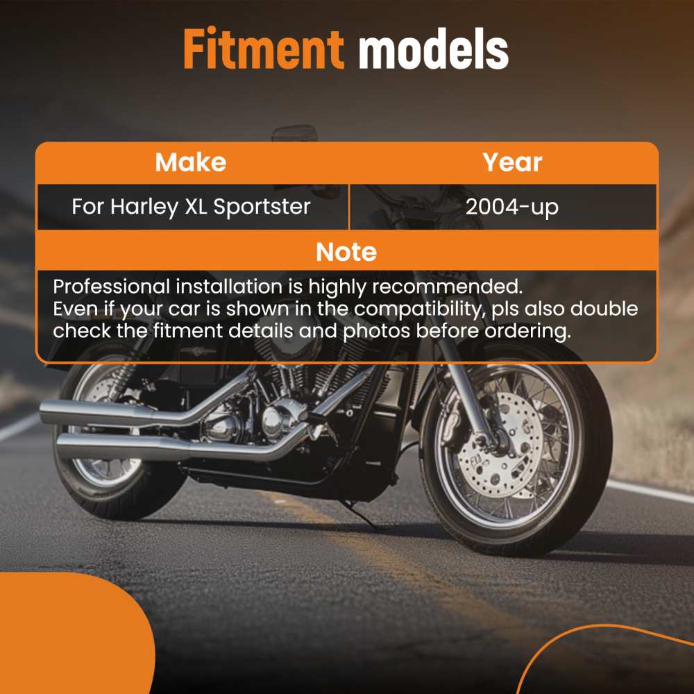 Air Cleaner Intake Filter compatible for Harley XL compatible for Sportster 2004-up Road Glide Aluminum