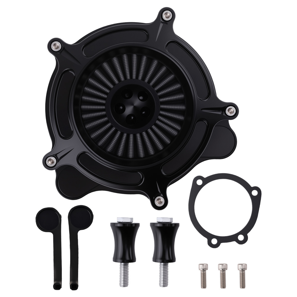 Air Cleaner Intake Filter compatible for Harley Touring Street Glide 08-16 Road Glide Softa