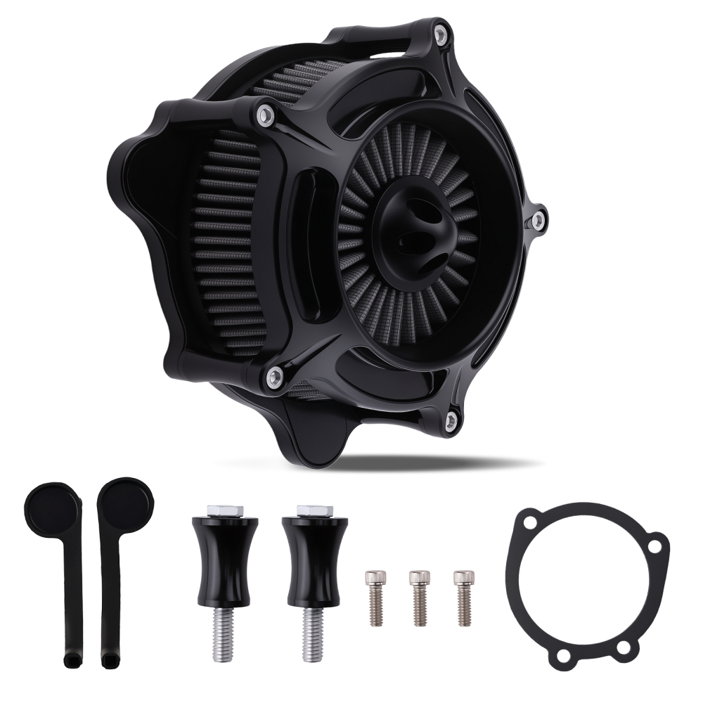 Air Cleaner Intake Filter compatible for Harley Touring Street Glide 08-16 Road Glide Softa