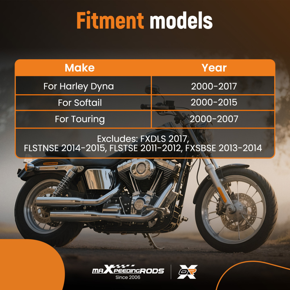 Air Cleaner Intake Filter compatible for Harley Touring Street Glide 08-16 Road Glide Softa