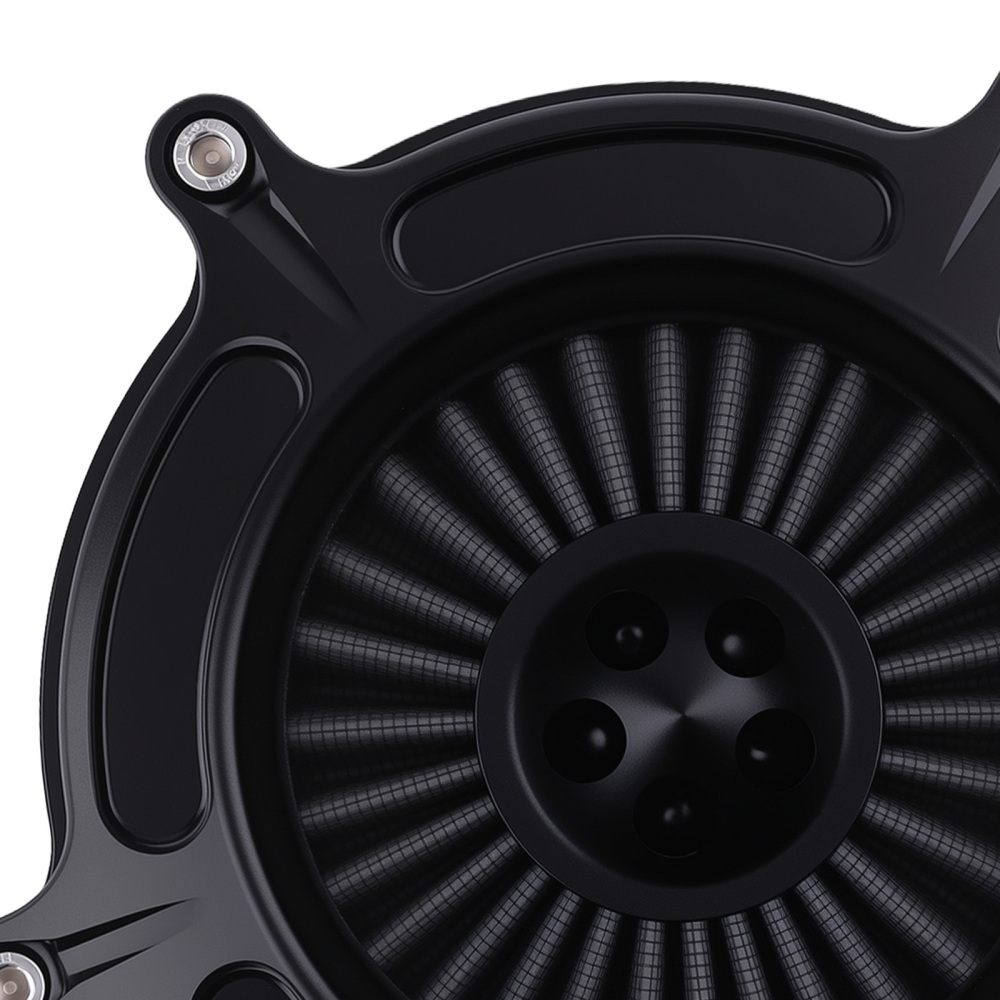 Air Cleaner Black Intake Filter compatible for Harley Touring Street Glide Road Glide 08-16