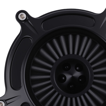 Air Cleaner Black Intake Filter compatible for Harley Touring Street Glide Road Glide 08-16