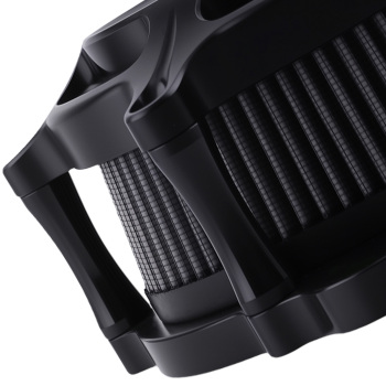 Air Cleaner Black Intake Filter compatible for Harley Touring Street Glide Road Glide 08-16