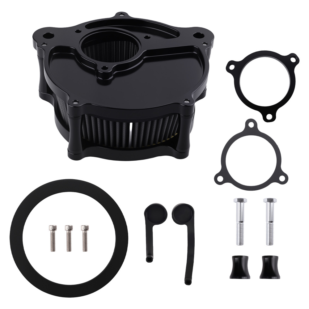 Air Cleaner Intake Filter compatible for Harley Touring 2017-up Softail 2018 Street Glide