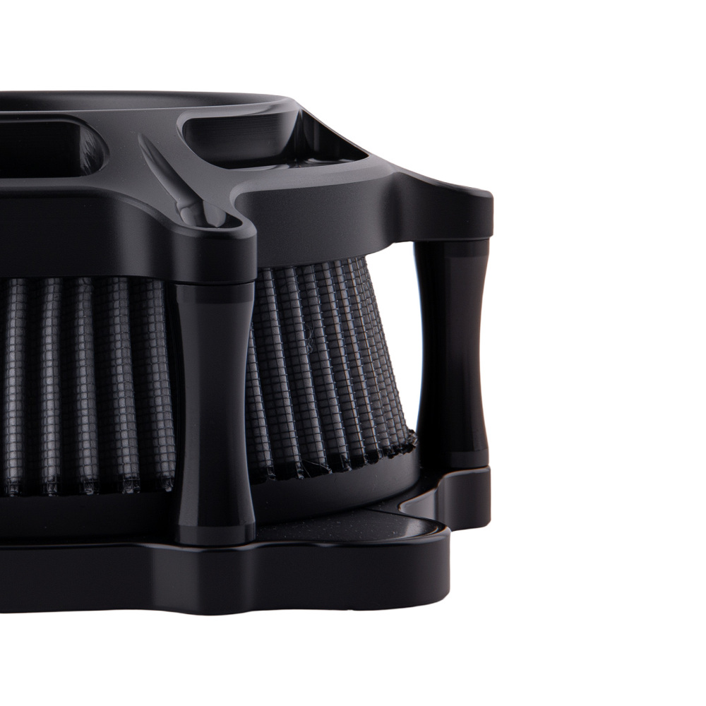 Aluminum Air Cleaner Intake Filter compatible for Harley Touring Street Road Glide 2008-16