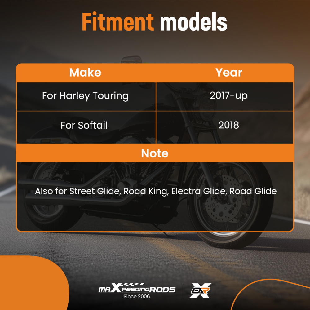 Aluminum Air Cleaner Filter compatible for Harley Softail 2018 Touring 2017-up