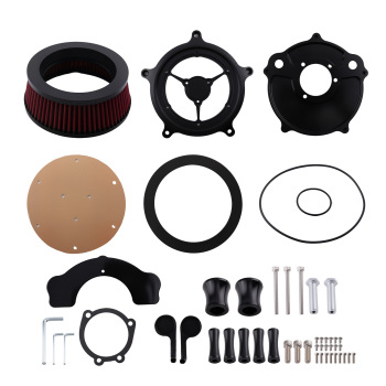 New Air Cleaner Filter Kit Aluminum compatible for Harley XL compatible for Sportster 2004-up Red