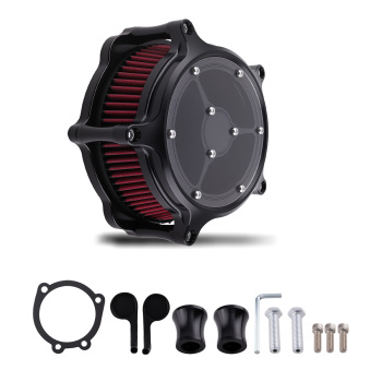 New Air Cleaner Filter Kit Aluminum compatible for Harley XL compatible for Sportster 2004-up Red