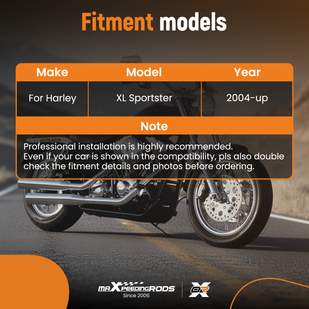 New Air Cleaner Filter Kit Aluminum compatible for Harley XL compatible for Sportster 2004-up Red