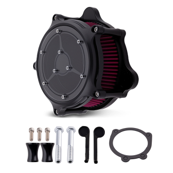 Air Cleaner Filter Aluminum compatible for Harley Dyna 2000-2017 Touring 2000-2007 Softail