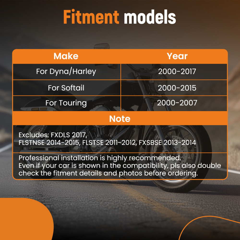 Air Cleaner Filter Aluminum compatible for Harley Dyna 2000-2017 Touring 2000-2007 Softail