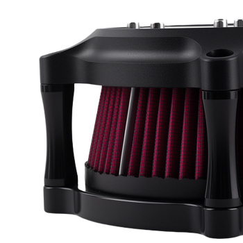 Red Air Cleaner Filter Aluminum compatible for Harley Touring Road Street Glide 2008-2016