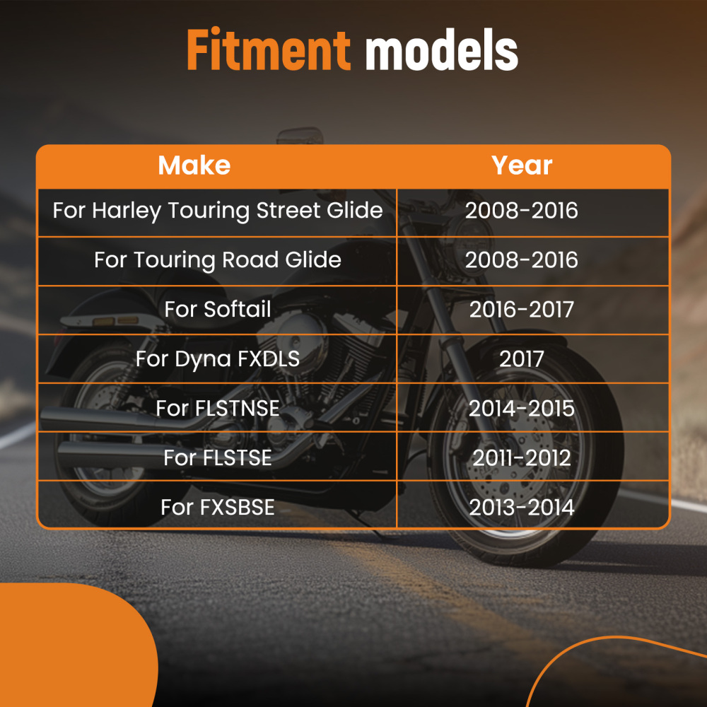 Red Air Cleaner Filter Aluminum compatible for Harley Touring Road Street Glide 2008-2016