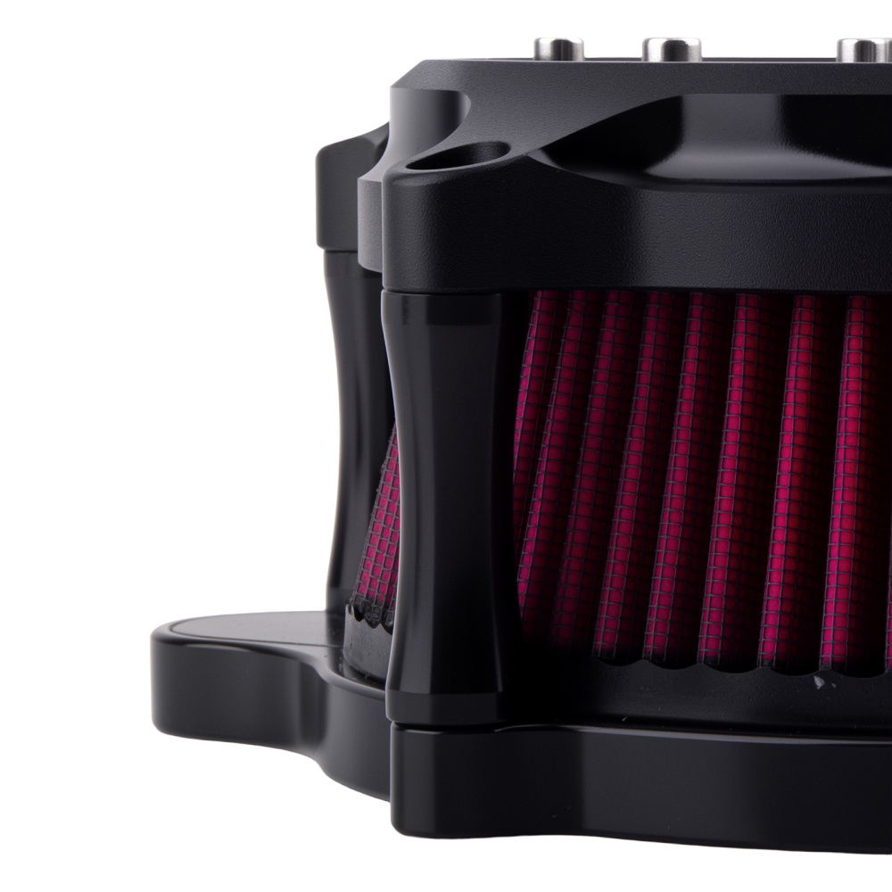 Red Air Cleaner Filter Aluminum compatible for Harley Touring 2017-up Softail 2018