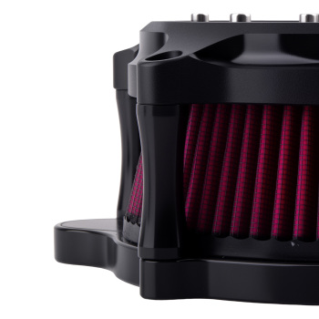 Red Air Cleaner Filter Aluminum compatible for Harley Touring 2017-up Softail 2018